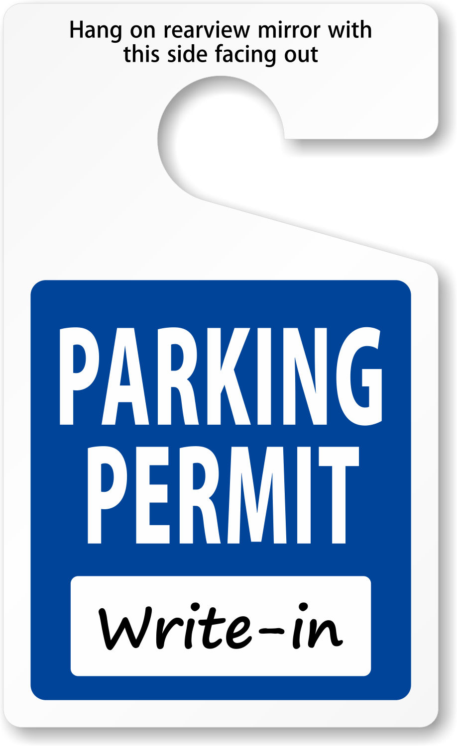 Do it Yourself Parking Permits Made On Site