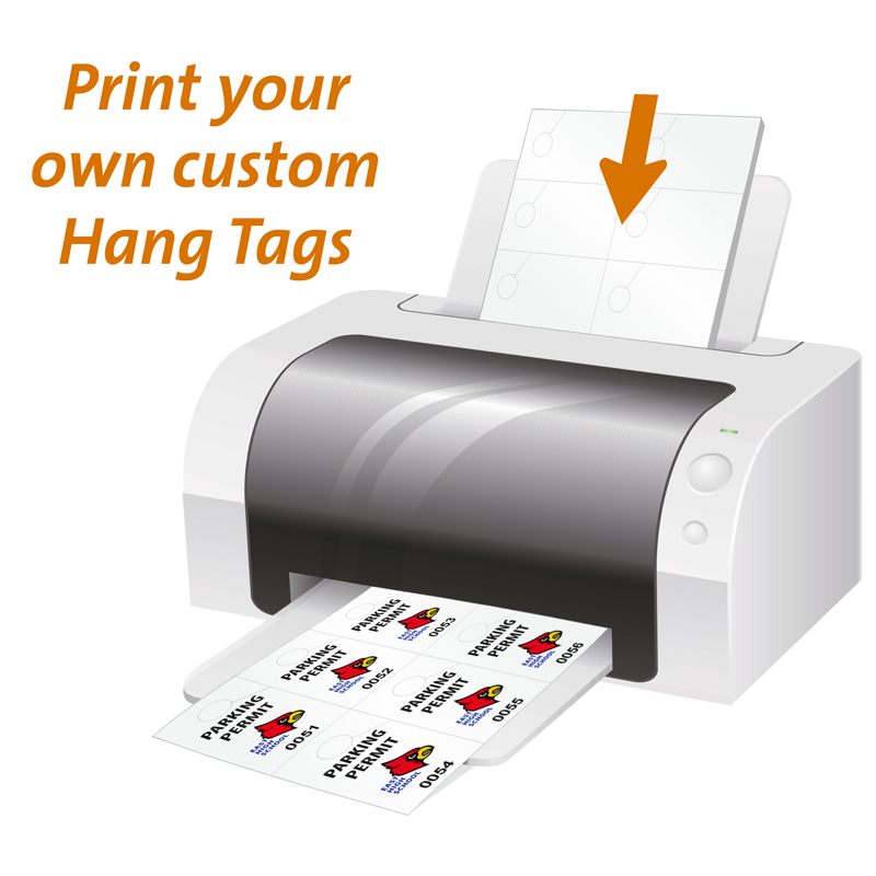 Blank Laser Hang tags Printable Tags, SKU TG0194