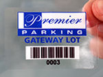 Barcode Permit Stickers