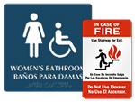 Bilingual Braille Signs