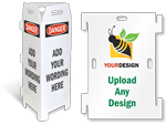 Custom Crowd Control Interlocking Signs