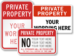 Custom Property Signs