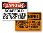 Scaffold Signs