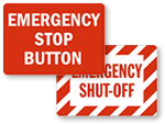 Emergency Stop Labels