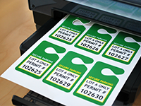 Do It Yourself Laser Printable Permits