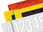 Reflective Mailbox Numbers
