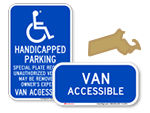 Massachusetts Parking Signs and Fire Lane Signs