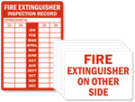 NFPA 10 Signs