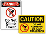 No Climbing