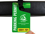 Hang Tags and Decals for Airport Parking Lots