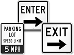 Parking Lot Traffic Signs