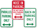 Parking Maneuver Signs
