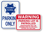 Parking Patrol Signs