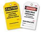 Custom Lockout Perforated Tags