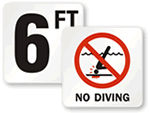 Pool Depth Markers