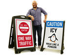 Portable Parking Lot Signs   A Frame