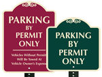 Decorative Parking Permit Signs