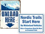 Ski Signs