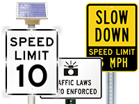All Speed Control Signs