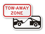 Supplemental Tow Away Signs