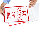 Temporary No Parking Signs