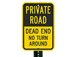All Private Road Signs