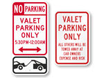 Valet Parking Signs
