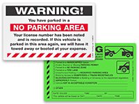 Parking Violation Stickers