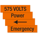Large Voltage Marker Labels