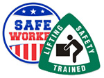 Warehouse Hard Hat Stickers