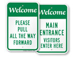 Visitor Welcome Signs