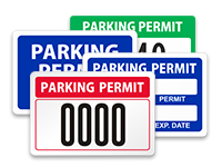 Window Decal Parking Permit