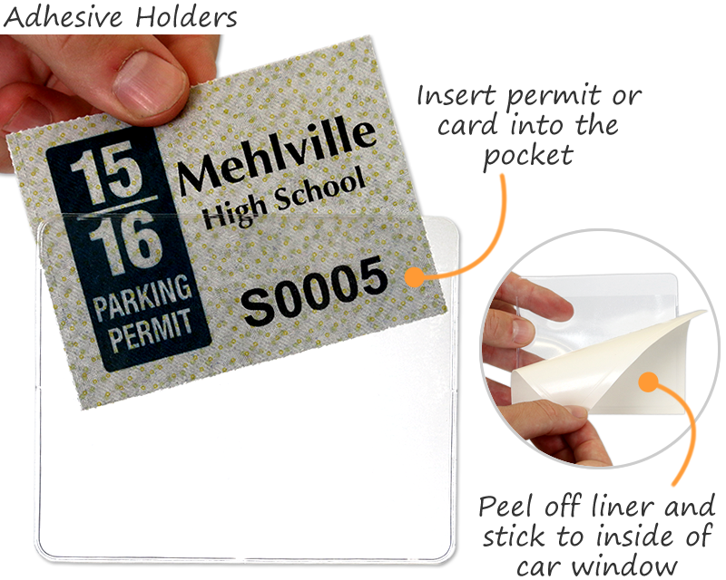 thumbnail image 2 of 10 Pack - Parking Permit Holder For Car Windshield - UK 2 of 13