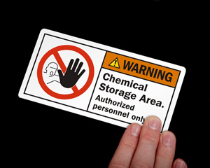 Authorized Personnel Only Label