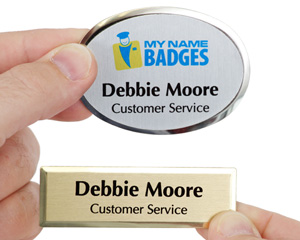 Brass Name Badges