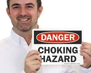 Choking Hazard Tag