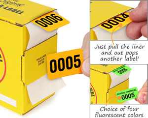 Consecutive Numbered Labels