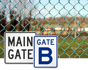 Gate ID Signs
