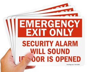 Emergency Exit Sign