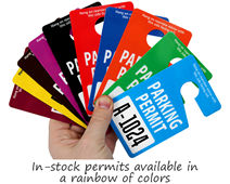 In-stock permits available in a rainbow of colors
