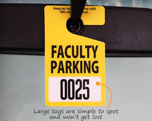 In Stock Student Faculty Parking Permits
