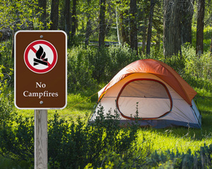 No Horse Riding Sign