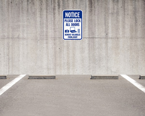 Parking Lot Safety Signs