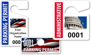 Patriotic Parking Permits from MyParkingPermit.com