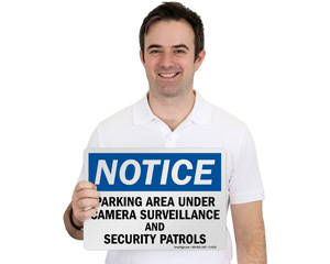 Notice Parking Area Sign