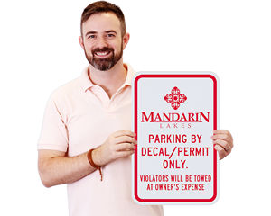 Parking Permit Sign