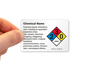 Custom Dichloroethane Label