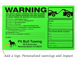 Stickers/ Adhesive You are parked illegally Sign Waterproof F P&P Rigid PVC 