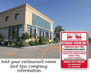 Restaurant Parking Only