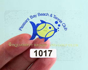 Static cling decal for your beach pass
